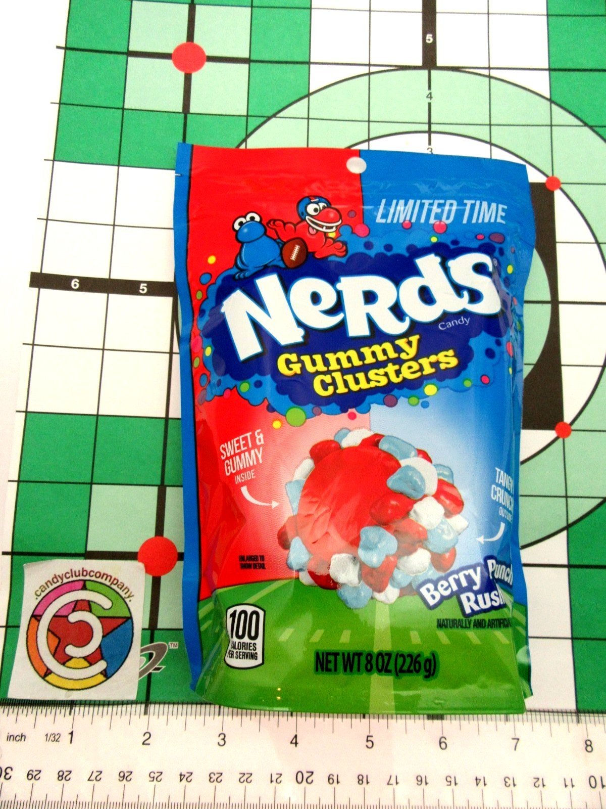 Nerds Berry Punch Rush Juicy Gummy Clusters 7.15oz Bag ~ LIMITED TIME