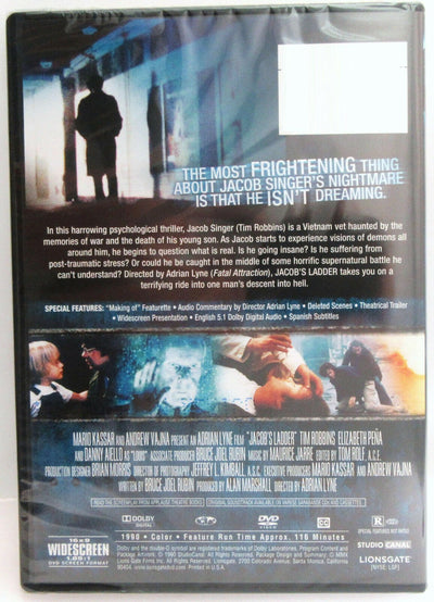 Jacob's Ladder (1990) ~ Tim Robbins ~ Psychological Horror ~ Movie ~ New DVD