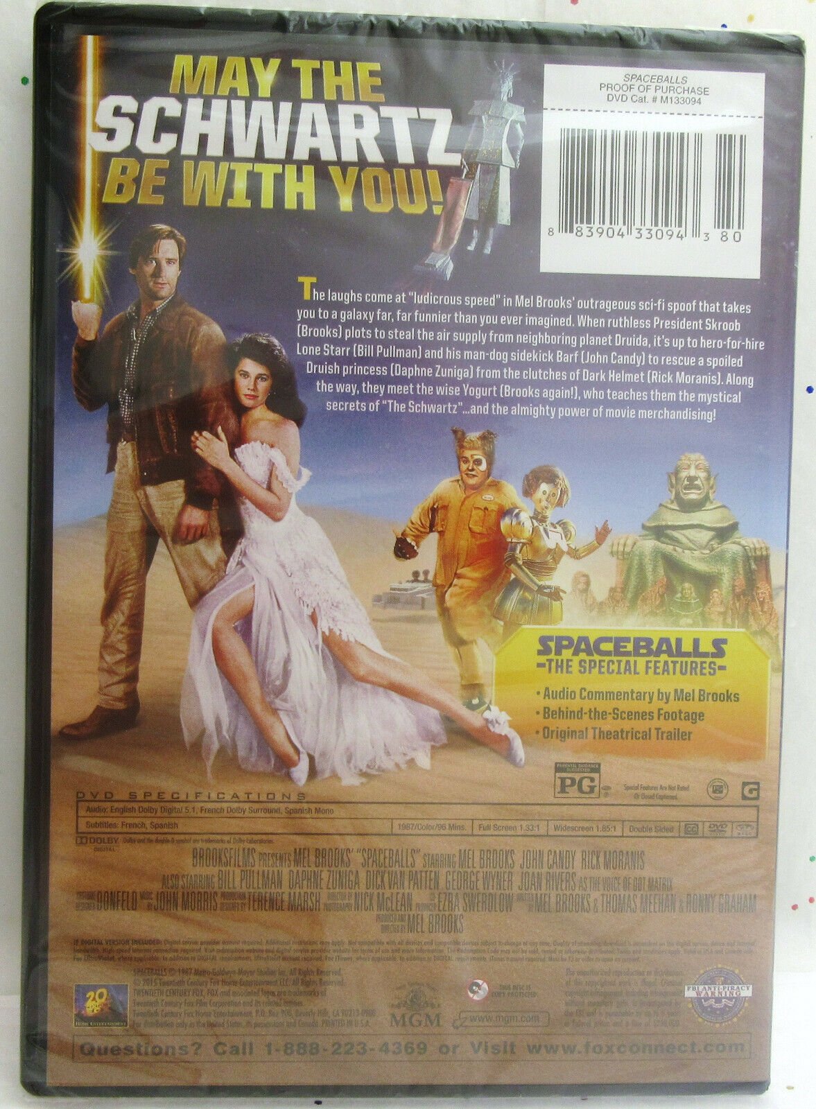 Spaceballs ~ 1987 ~ The Movie ~ Mel Brooks ~ Movie ~ New DVD