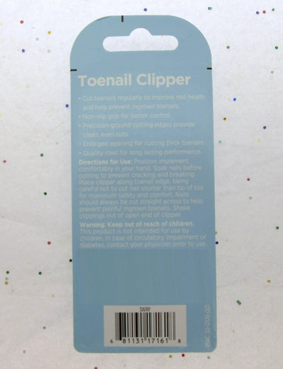 Toenail Clippers ~ Non Slip Grip ~ Toe Nail
