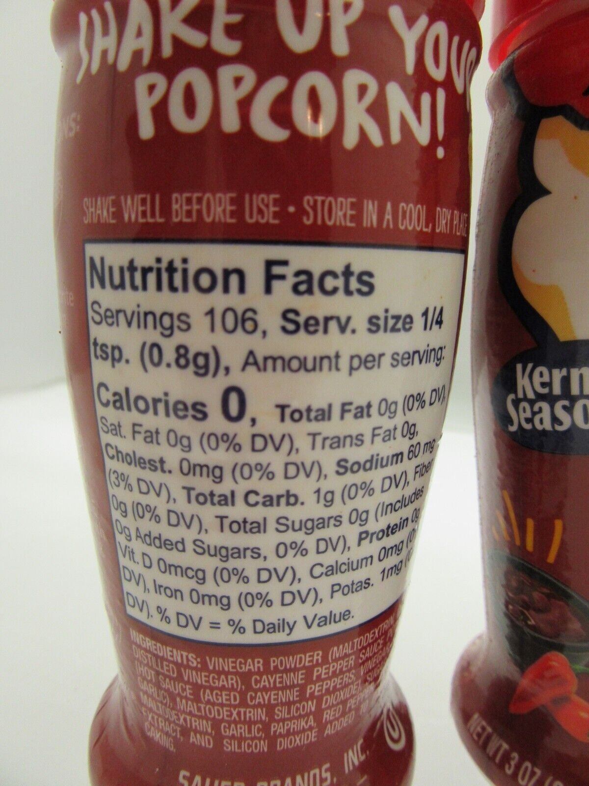 Kernel Season's Popcorn Seasoning Sriracha ~ 3oz Two Pack