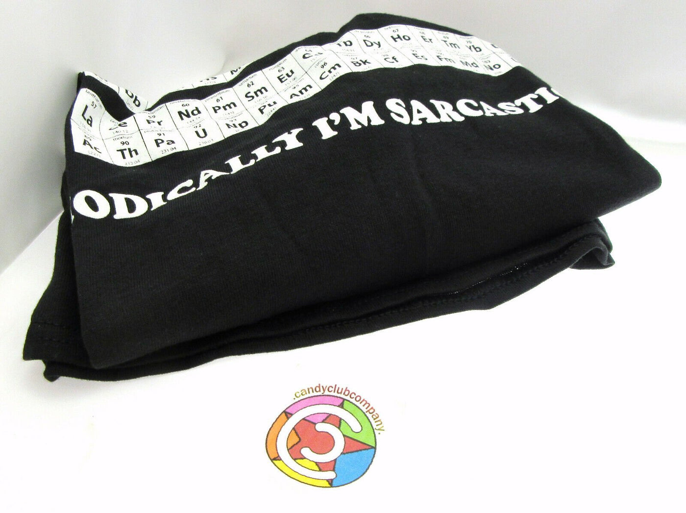 Periotic Table ~ Sarcasm ~ Periodically I'm Sarcastic~ T-Shirt ~ Small 34/36