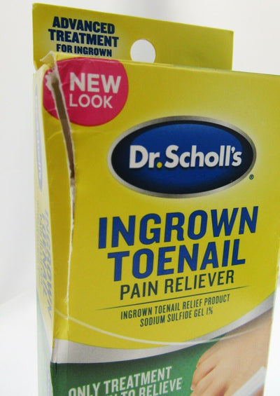Dr Scholl's Ingrown Toenail Pain Reliever Sodium Sulfide Gel Cushions & Bandages