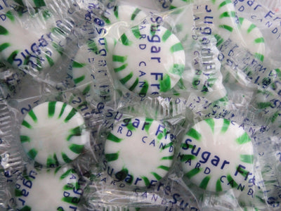 Coastal Bay Fat / SUGAR FREE 8oz Starlight Spearmint Hard Candy Candies