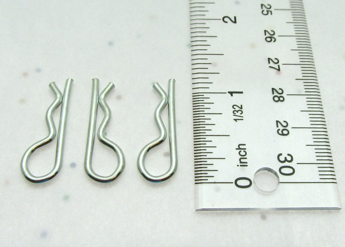 Hitch Pin Clip ~ 3/32 inch Diameter X 1 3/16" length ~ Zinc Plated Spring Steel