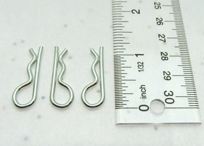 Hitch Pin Clip ~ 3/32 inch Diameter X 1 3/16" length ~ Zinc Plated Spring Steel