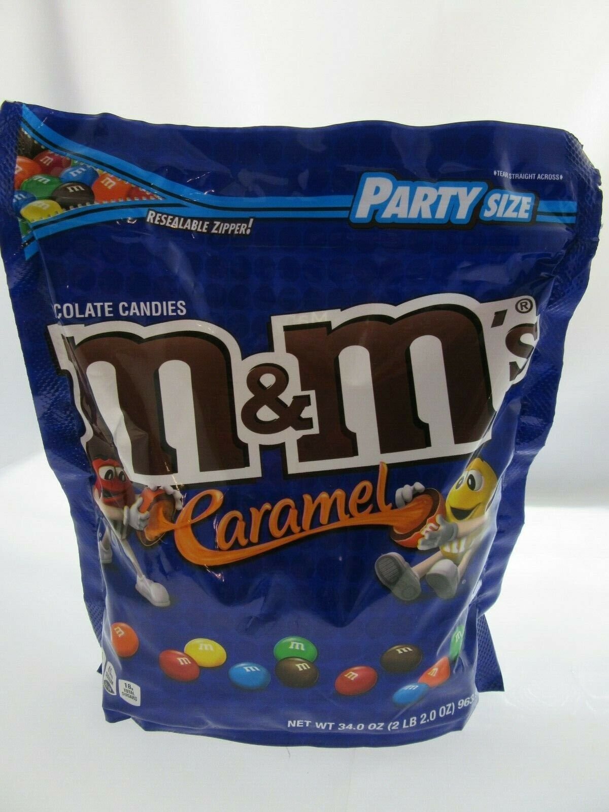 M&M's ~ Caramel ~ m and m ~ Candy ~ 34oz Party Size Bag