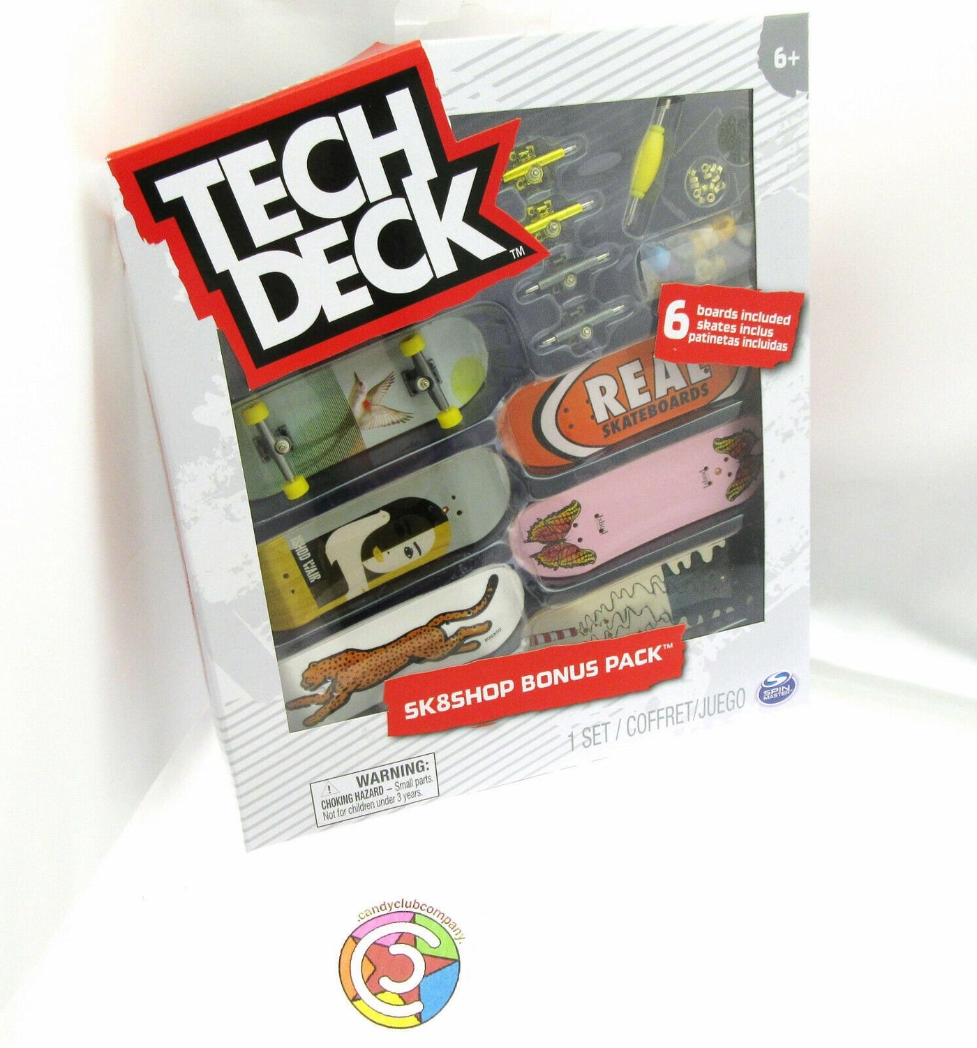 Tech Deck ~ Real ~ Skateboard  / Fingerboard~ 6 pack