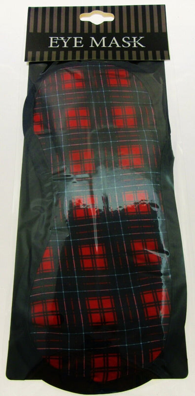 Red & Black Eye Mask For Rest, Sleep, Meditation