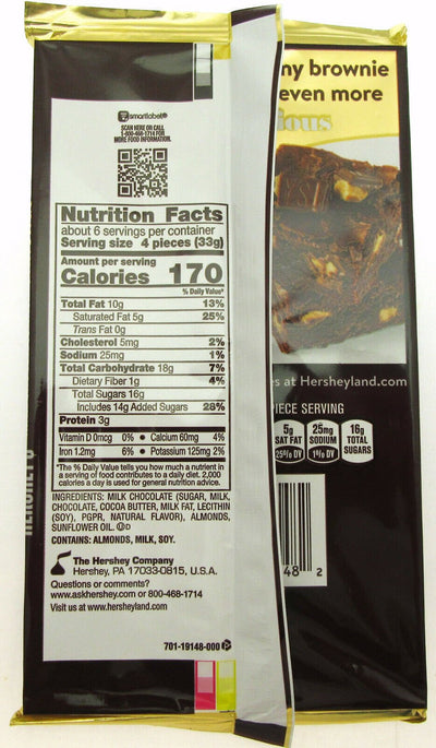 Hershey's Milk Chocolate w/Almonds ~ Giant Size 7.37 ounce ~ Lot of 3