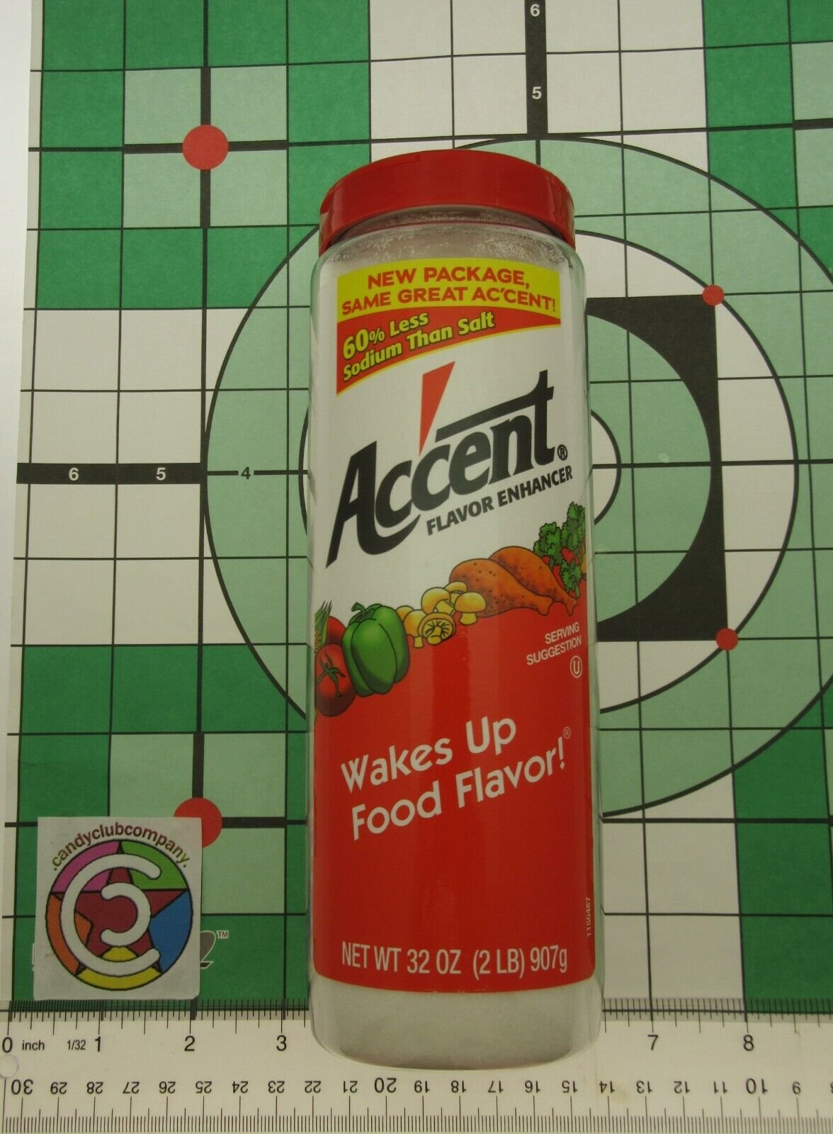 Large 32 oz Accent Flavor Enhancer seasoning kosher meat vegetables ~New Package
