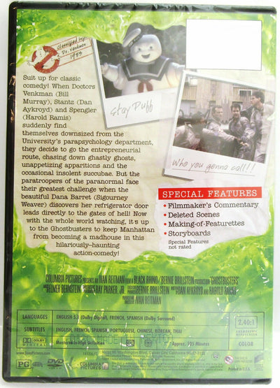 Ghostbusters ~ The Original ~ 1984 ~ Dan Aykroyd ~ Movie ~ New DVD