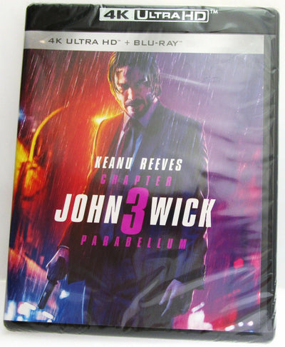 John Wick: Chapter 3 - Parabellum ~ Movie ~ New 4K Ultra HD + Blu-ray