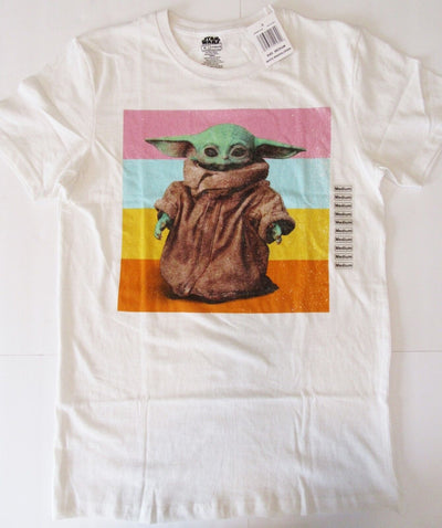 Grogu ~ Baby Yoda Star Wars Medium T-Shirt ~ Size M ~ White T Shirt