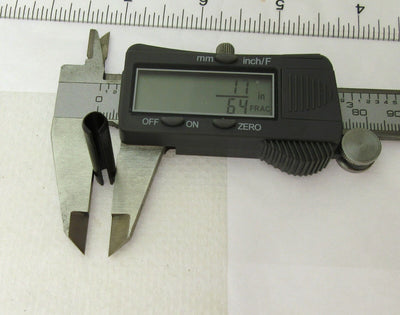 Spring Pin ( Roll Pin ) ~ 1/4 inch X 1 1/4" length ~ Heat Treated Spring Steel