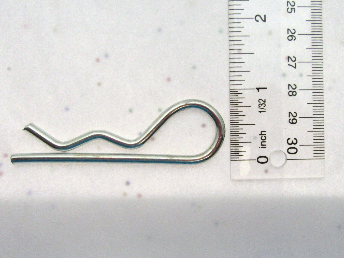 Hitch Pin Clip ~ 5/32 inch Diameter X 2 15/16" length ~ Zinc Plated Spring Steel