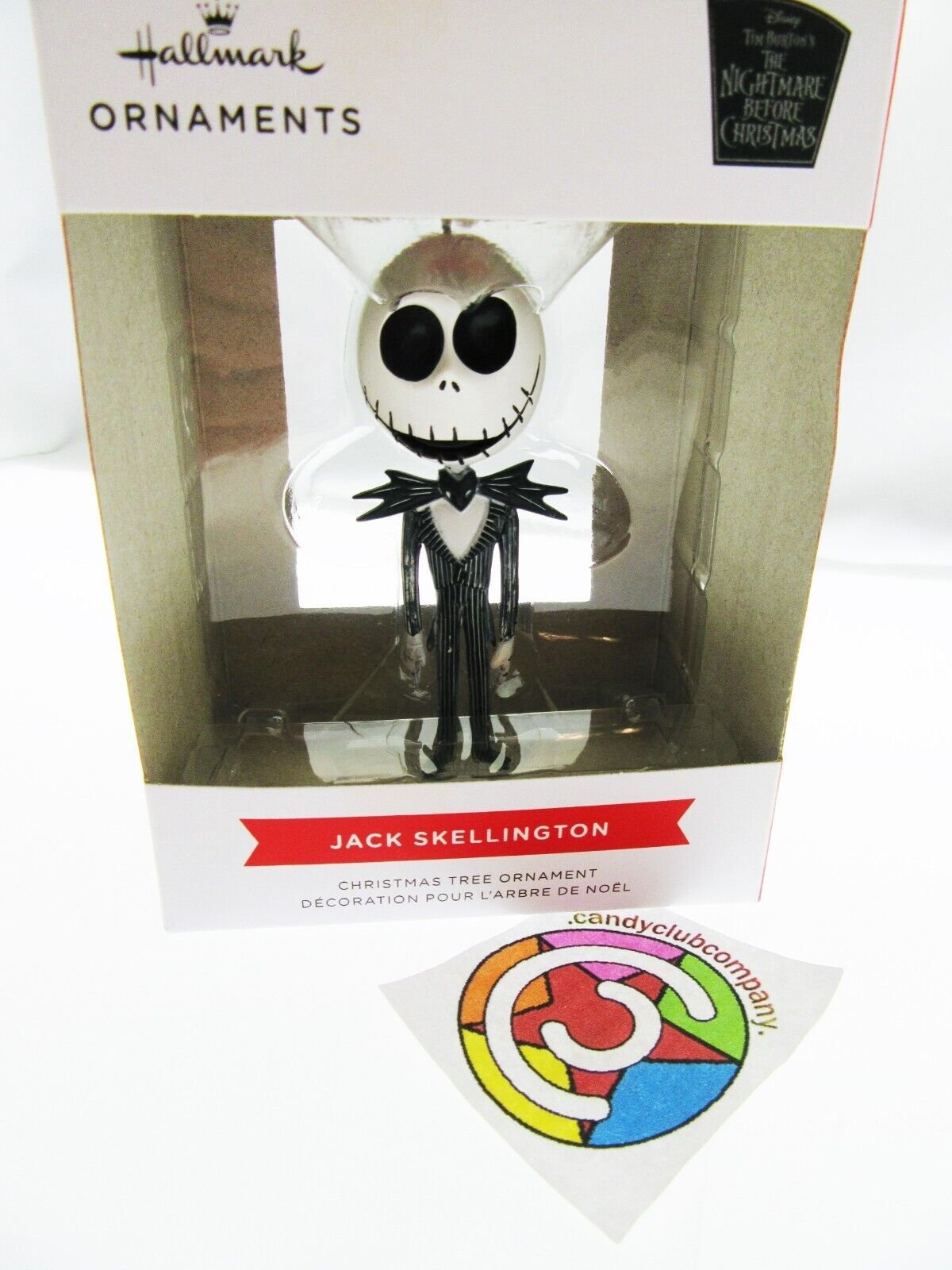 Jack Skellington Nightmare Before Christmas Tree Ornament ~ Hallmark -B