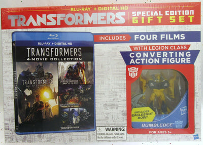 Transformers 1 2 3 4 ~ 4 Movie ~ Bumblebee Eagleshot Bow ~ New BLU-RAY