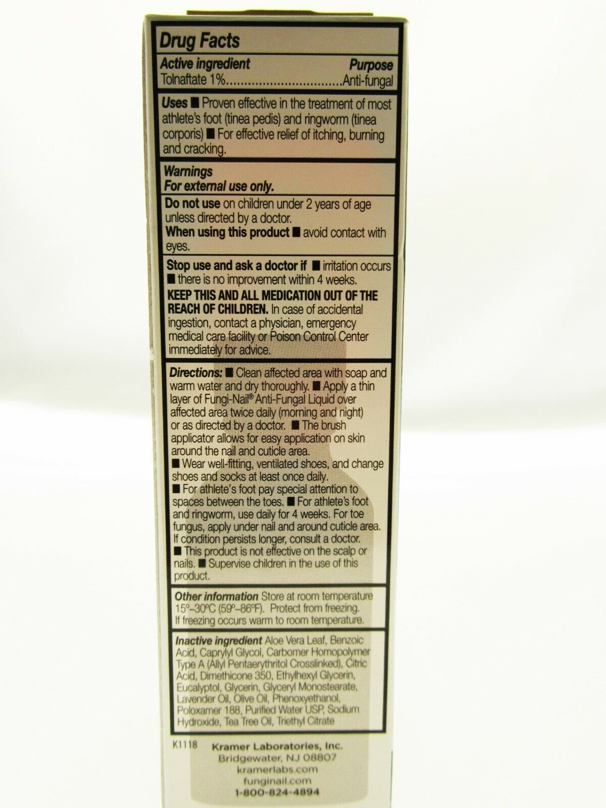 Fungi Nail Anti-Fungal Liquid Maximum Strength Triple Action Formula
