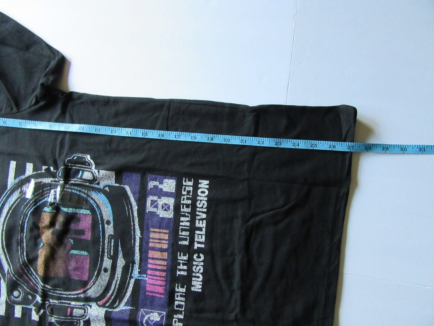 MTV ~ Music Television 12:00 August 1, 1981 ~ Medium Black ~ Size M ~ T Shirt