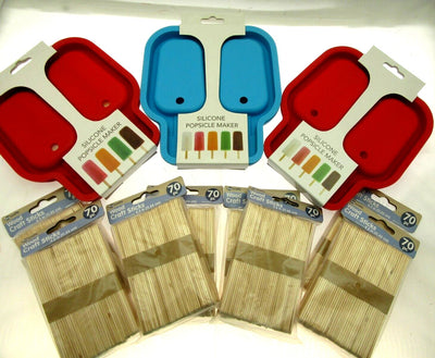 Silicone Popsicle Maker Tray Sticks Included Flexible By Kolorae
