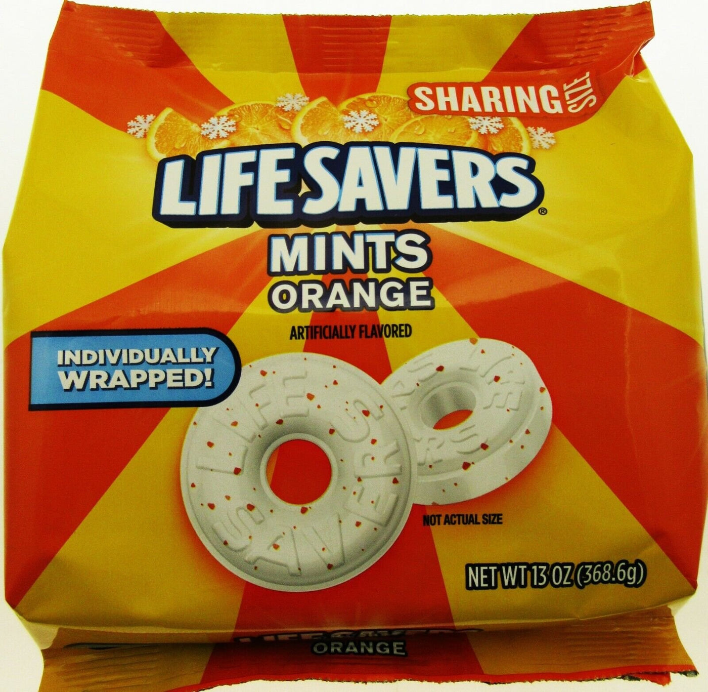 Lifesavers Orange Mint Hard Candy Individually wrapped ~ 13oz Bag sweets