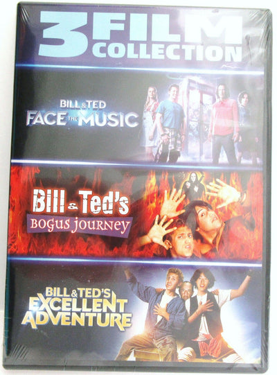 Bill & Teds ~ 3 Film ~ Excellent Adventure, Bogus Journey, Face The Music ~ DVD