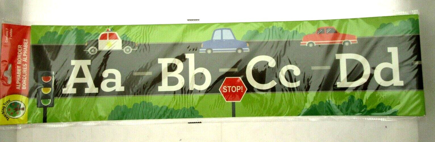 Teaching Tree Alphabet Border Educational Poster - Road