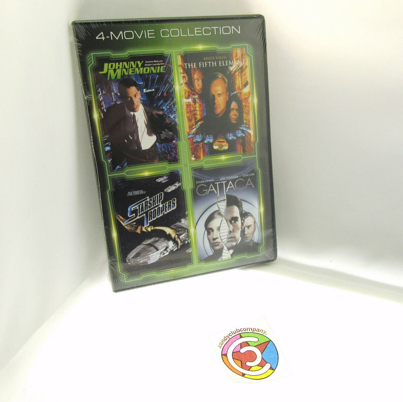 Johnny Mnemonic, The Fifth Element, Starship Troopers, Gattaca ~ Movie New DVD