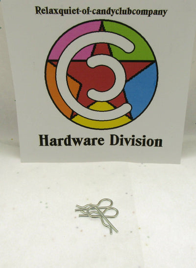 Hitch Pin Clip ~ 3/32 inch Diameter X 1 3/16" length ~ Zinc Plated Spring Steel