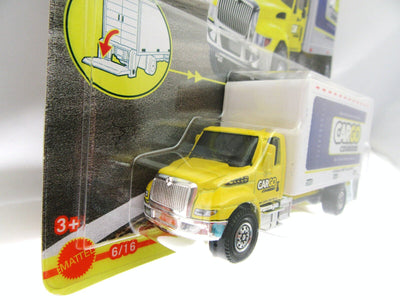 Matchbox Working Rigs ~ International MV Truck ~ Metal ~ Yellow