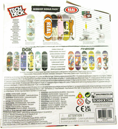 Tech Deck ~ Real ~ Skateboard  / Fingerboard~ 6 pack
