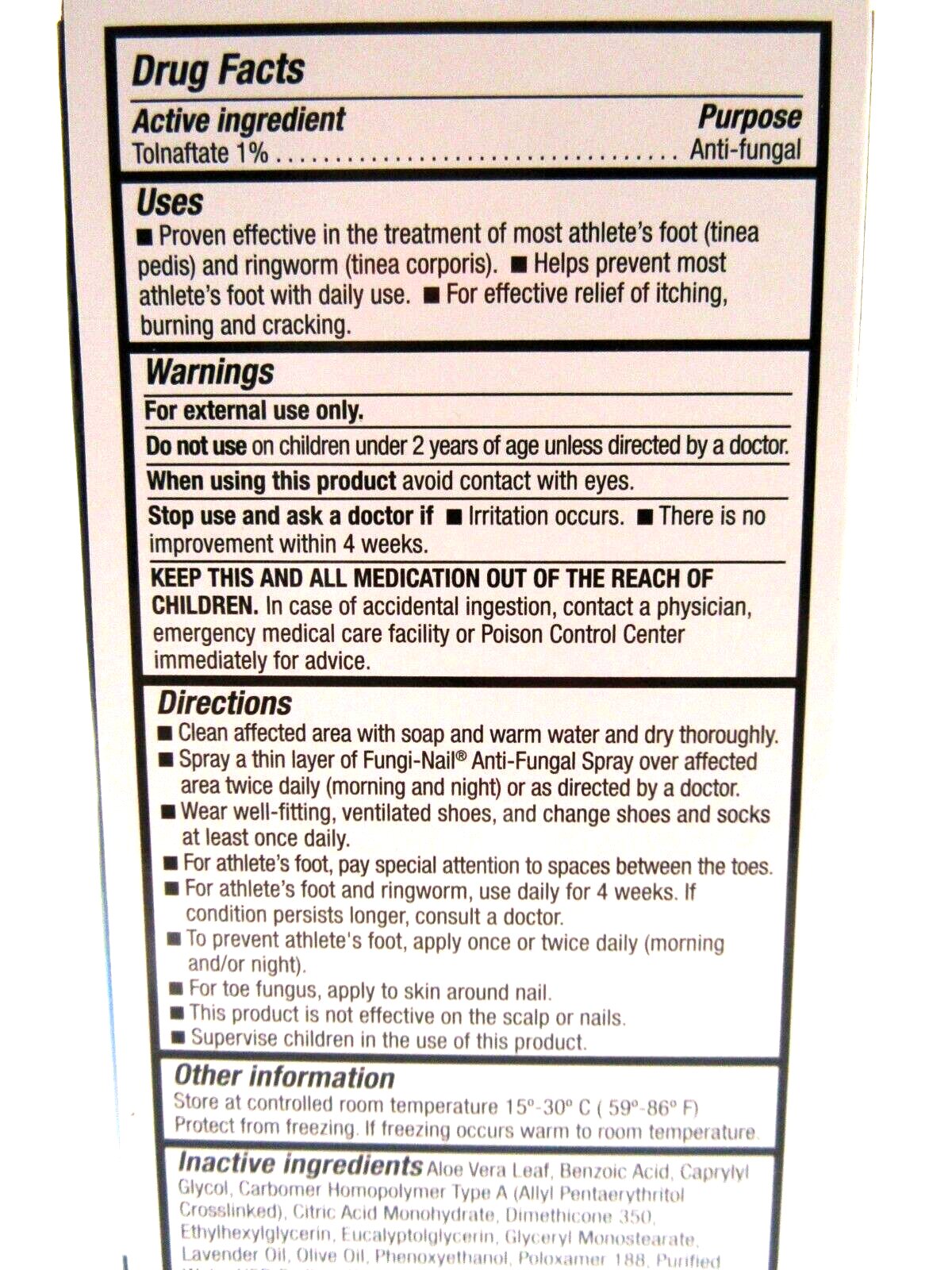 Fungi Nail Anti-Fungal Spray Maximum Strength Triple Action Formula