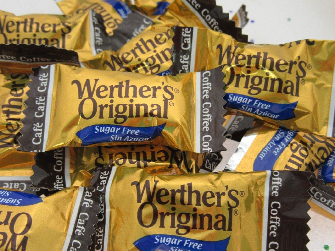 Werther's Sugar Free Caramel Coffee 8oz Werthers Creamy Hard Candy 1/2 lb BFR
