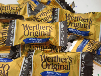 Werther's Sugar Free Caramel Coffee 8oz Werthers Creamy Hard Candy 1/2 lb BFR