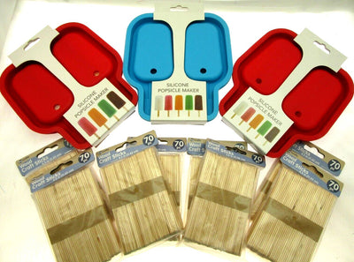 Silicone Popsicle Maker Tray Sticks Included Flexible By Kolorae