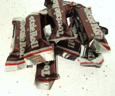 Tootsie Roll Large Chocolate Half Pound 8oz Rolls Chews Candy