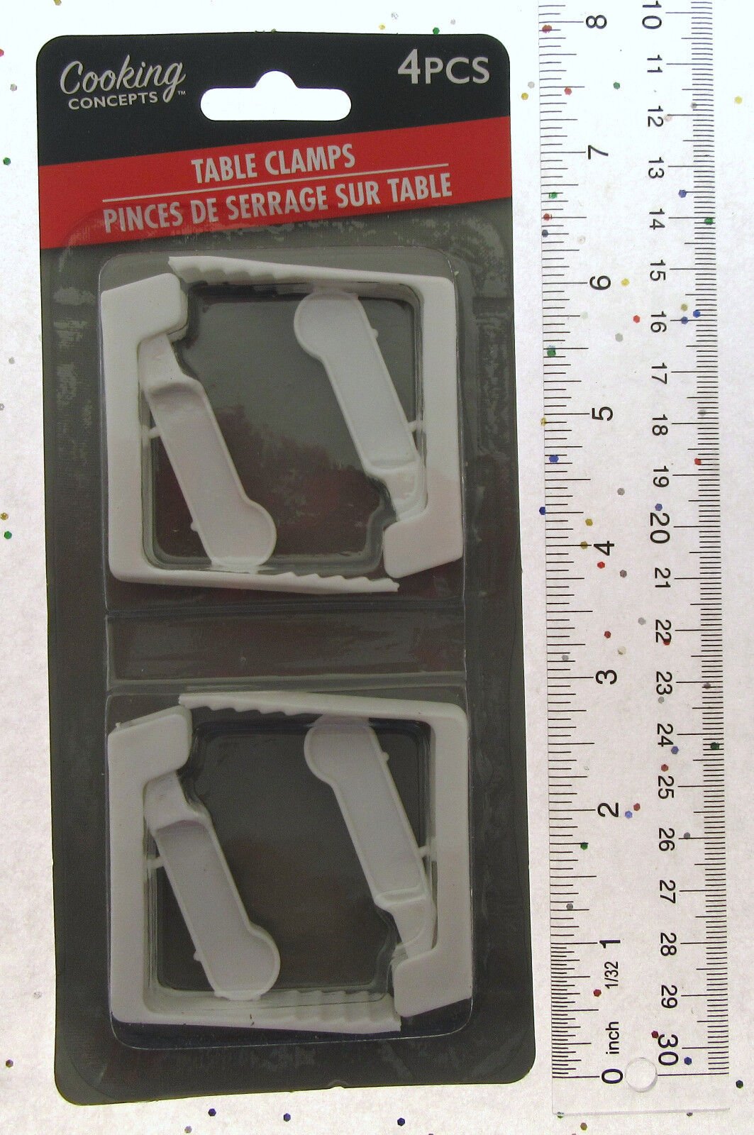 Tablecloth Holders spring loaded 4 pack Clamps Clips table ~ Lot of 2