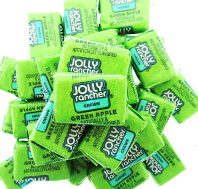 Jolly Rancher Green Apple Chews ~ 8oz American Favorite candy ~ Half Pound sweet