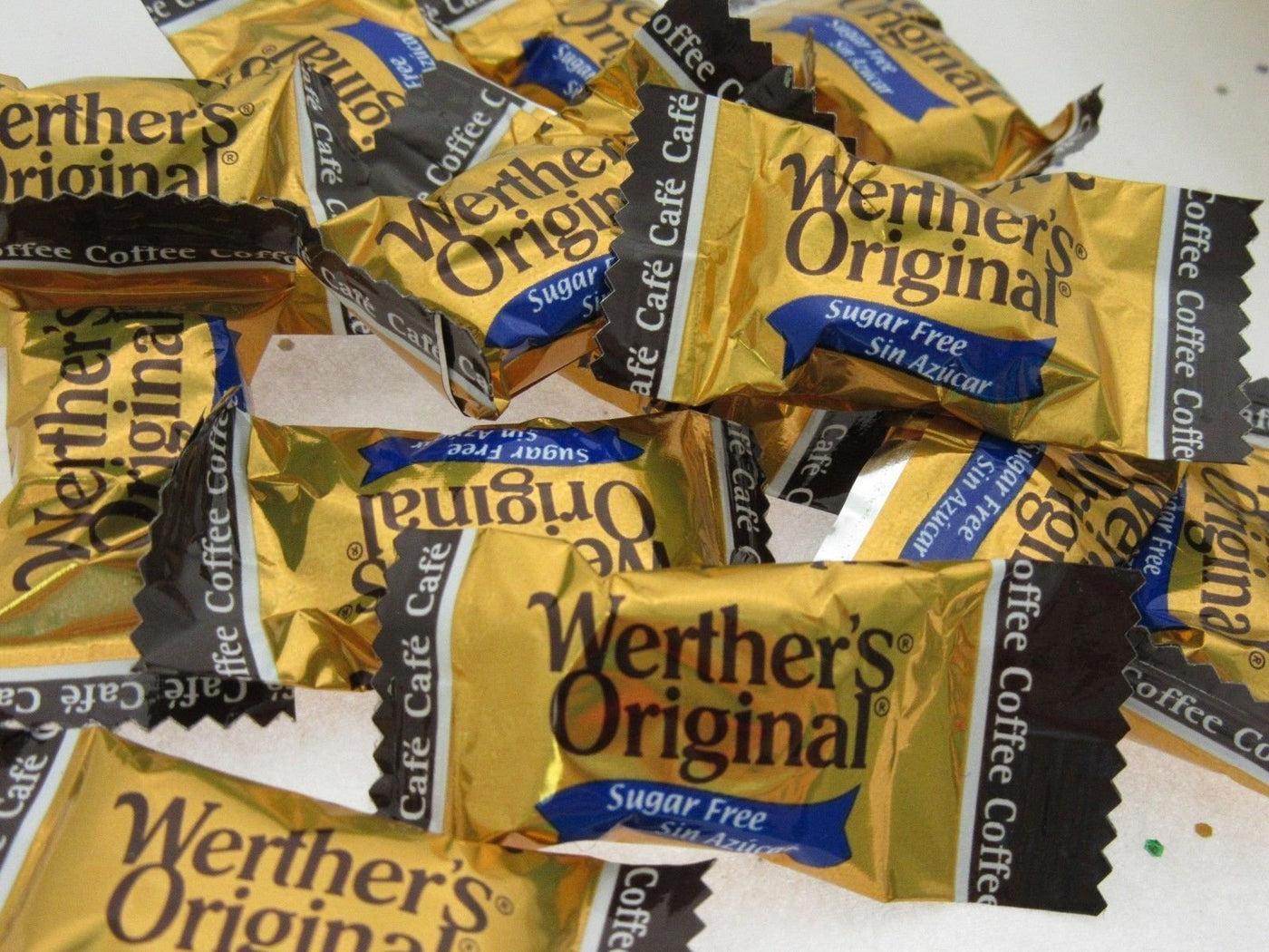 Werther's Sugar Free Caramel Coffee 8oz Werthers Creamy Hard Candy 1/2 lb BFR