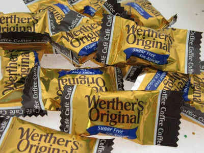 Werther's Sugar Free Caramel Coffee 8oz Werthers Creamy Hard Candy 1/2 lb BFR