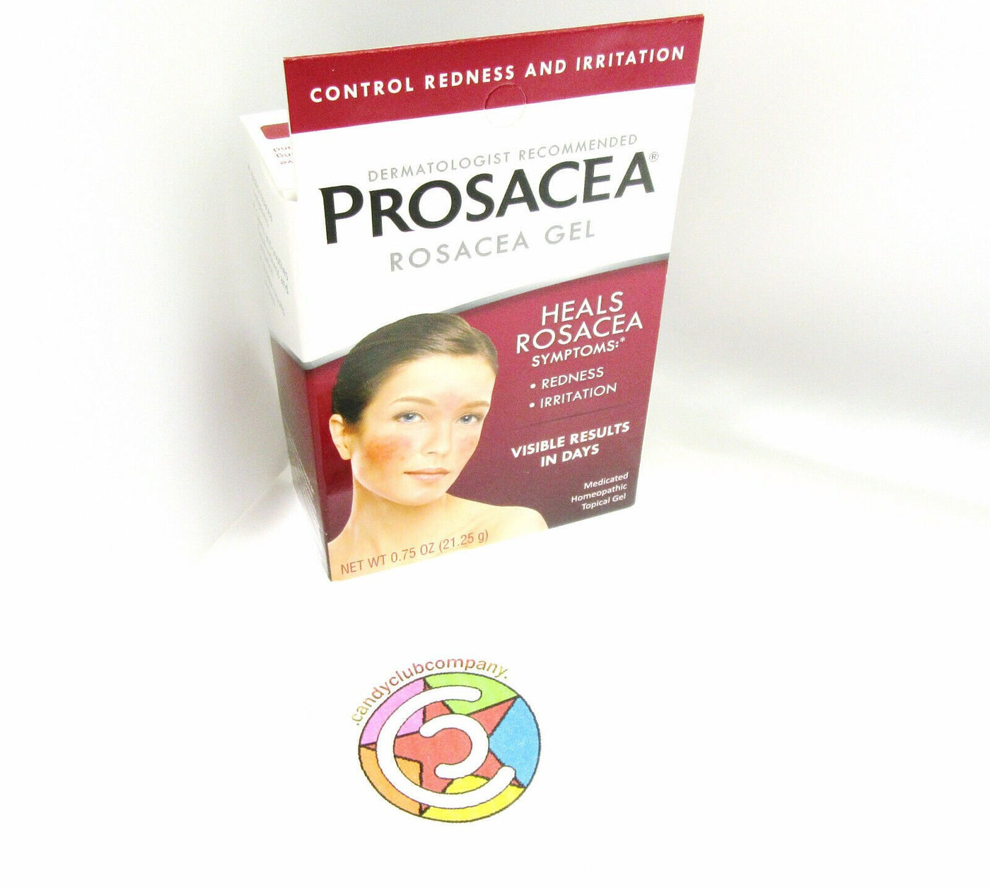 Prosacea ~ Rosacea Gel ~ Control Redness & Irritation ~ 0.75oz
