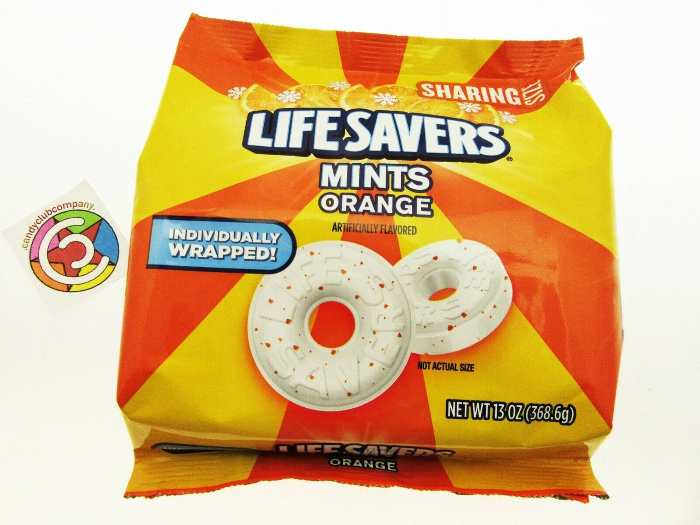 Lifesavers Orange Mint Hard Candy Individually wrapped ~ 13oz Bag sweets