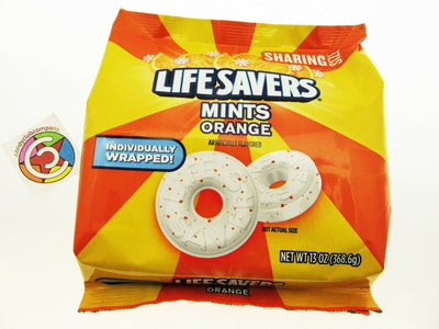 Lifesavers Orange Mint Hard Candy Individually wrapped ~ 13oz Bag sweets