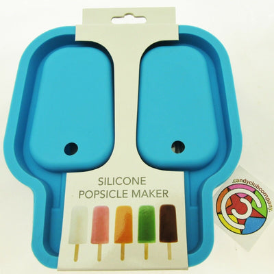 Silicone Popsicle Maker Tray ~ Sticks Included Flexible ~ By Kolorae - Blue