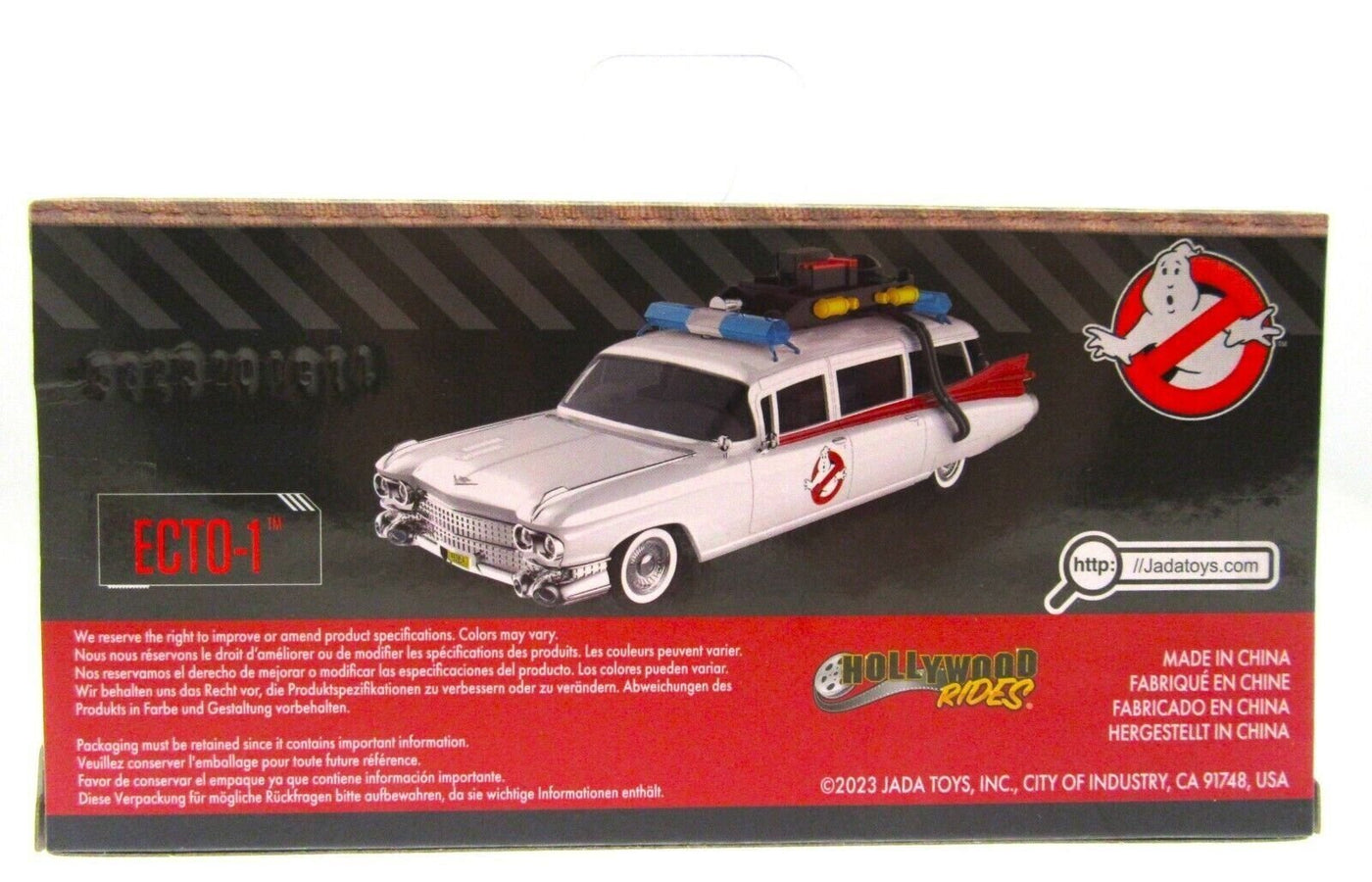 Ghostbusters Ecto 1 Diecast Car Jada Toys Hollywood Rides 1:32 scale