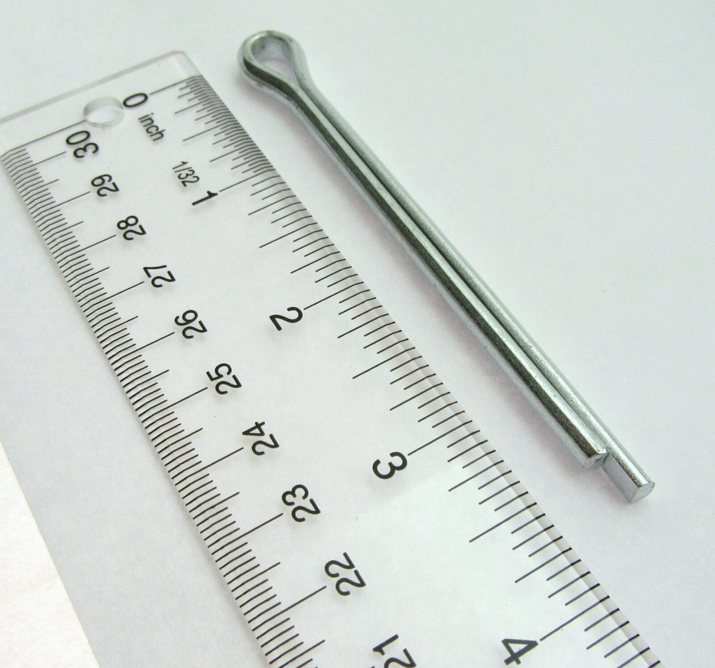 Cotter Split Pin ~ 1/4 inch x 3 inch ~ Extra Long ~ Zinc Plated