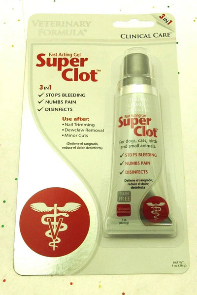3 in 1 Fast Acting Gel Super Clot Stop Bleeding First Aid Pet Dog Cat Bird