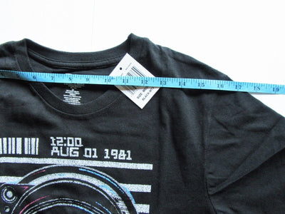 MTV ~ Music Television 12:00 August 1, 1981 ~ Medium Black ~ Size M ~ T Shirt