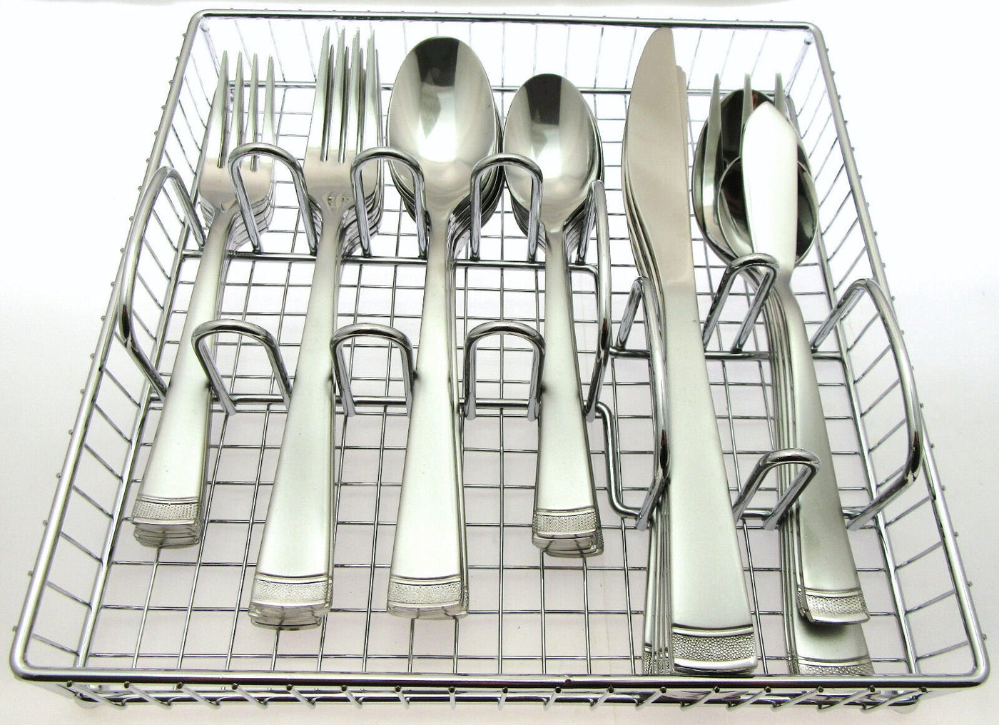 Cambridge Stainless Steel Flatware ~ 45 Piece Set ~ Service For 8